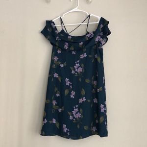 Off the shoulder dress from Francesca’s!